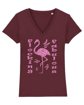 Flocking Fabulous Burgundy
