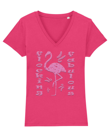 Flocking Fabulous Raspberry