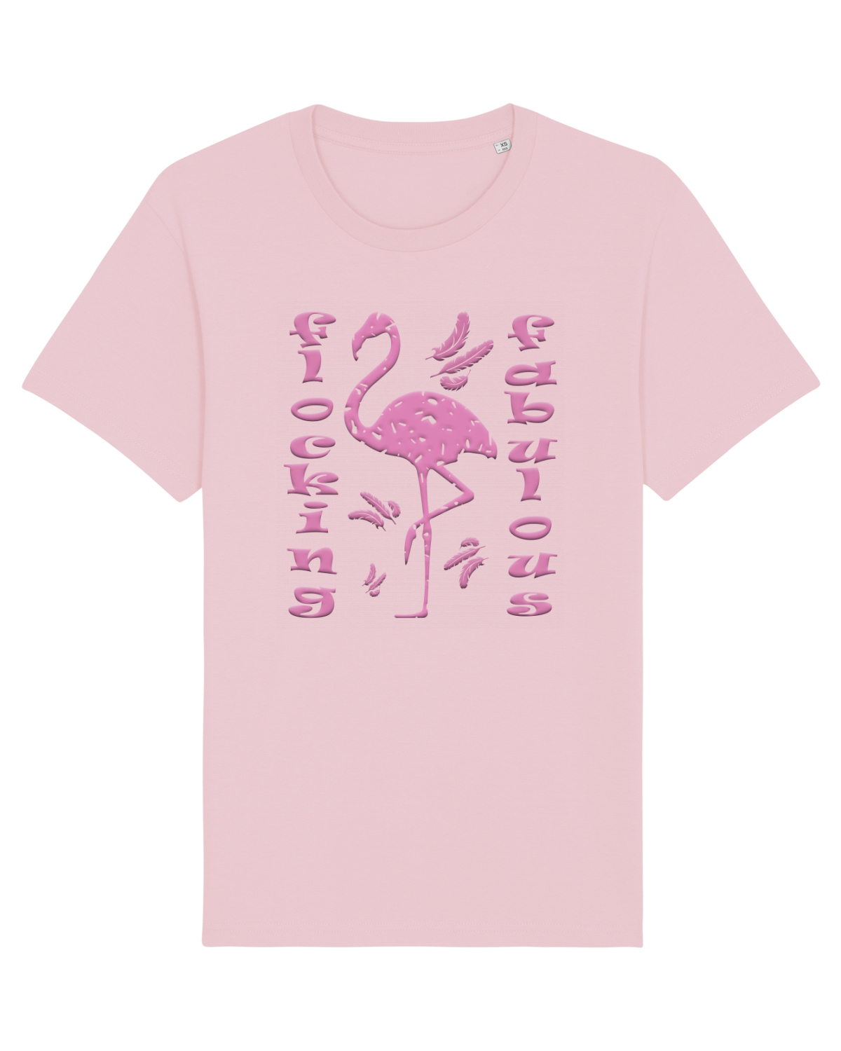 Tricou mânecă scurtă Unisex Rocker Cotton Pink