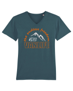 Vanlife. The Endless Freedom Tricou mânecă scurtă guler V Bărbat Presenter