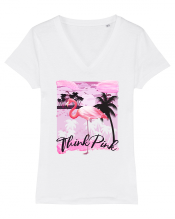 Think Pink - Flamingo White