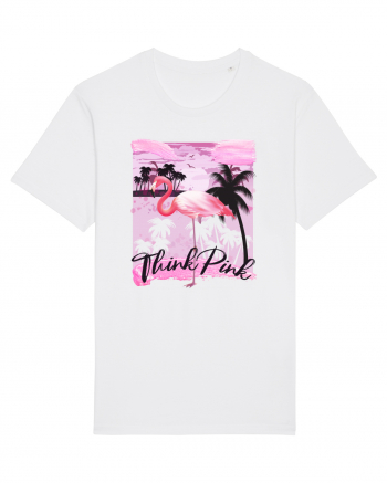 Think Pink - Flamingo White