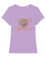 Greece Tricou mânecă scurtă guler larg fitted Damă Expresser
