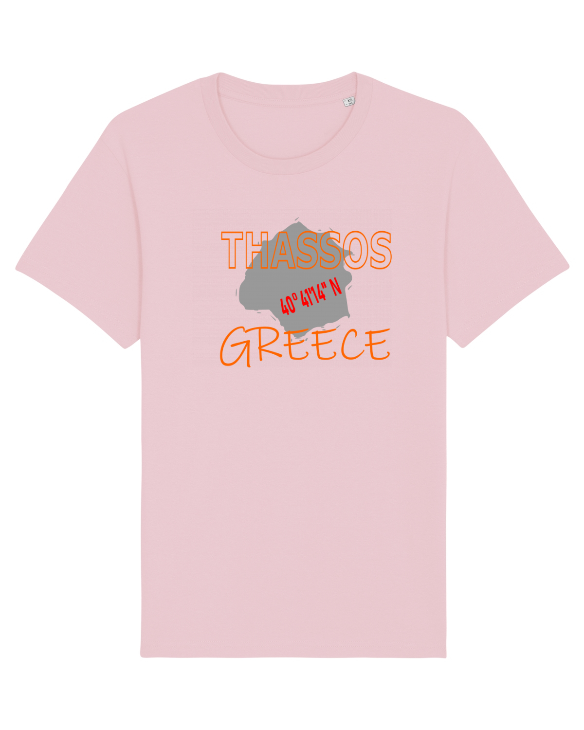 Tricou mânecă scurtă Unisex Rocker Cotton Pink