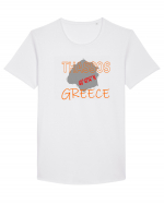 Greece Tricou mânecă scurtă guler larg Bărbat Skater