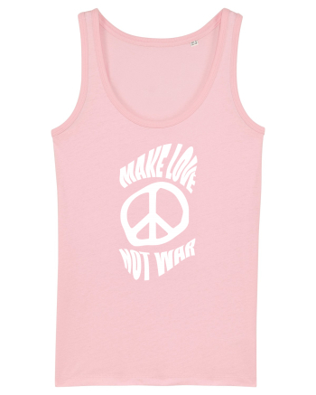 Make Love Not War Cotton Pink