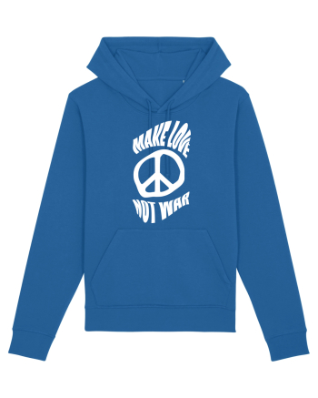 Make Love Not War Royal Blue