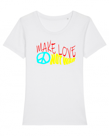 Make Love Not War White