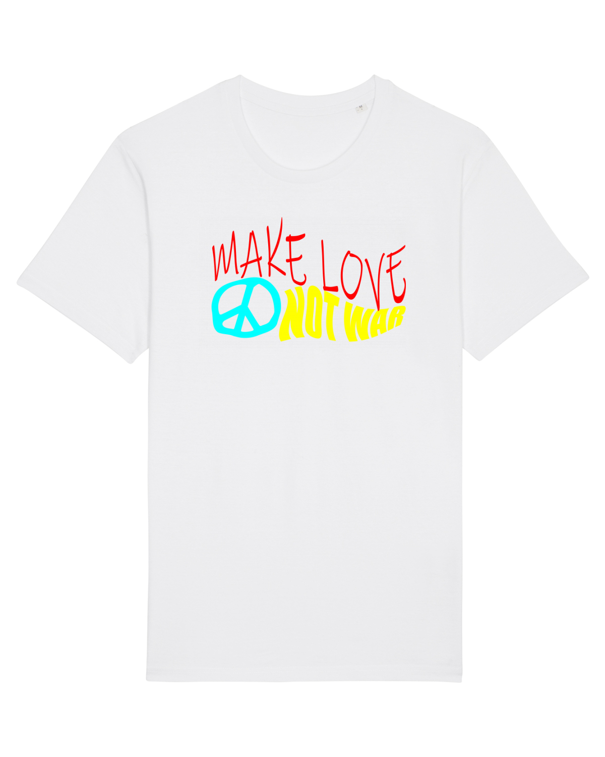 Tricou mânecă scurtă Unisex Rocker White