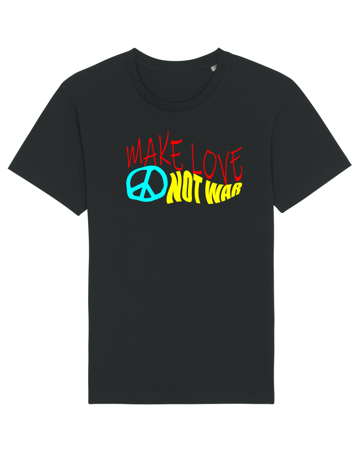 Tricou mânecă scurtă Unisex Rocker Black