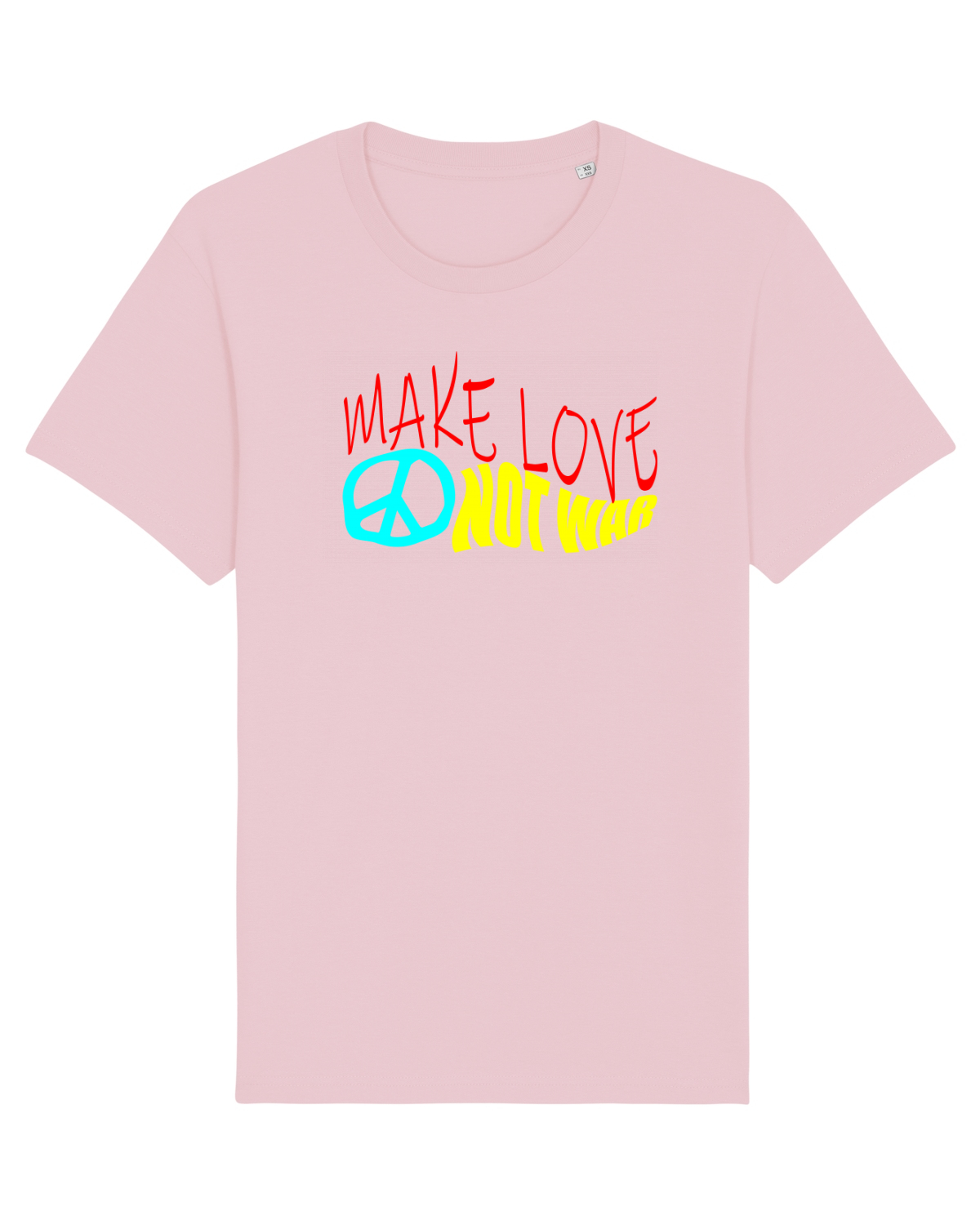 Tricou mânecă scurtă Unisex Rocker Cotton Pink