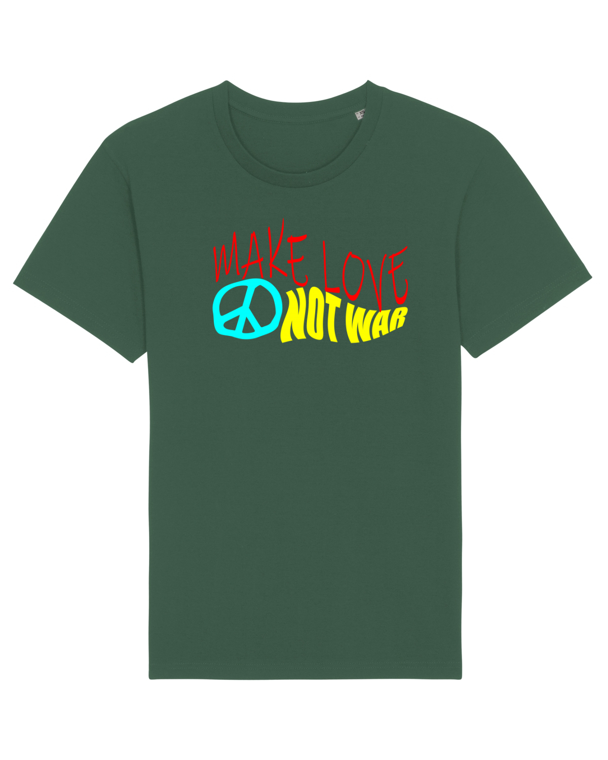 Tricou mânecă scurtă Unisex Rocker Bottle Green