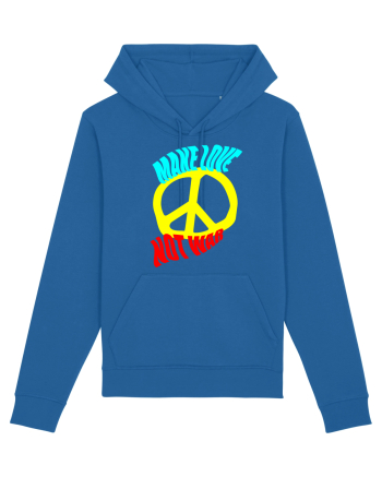 Make Love Not War Royal Blue