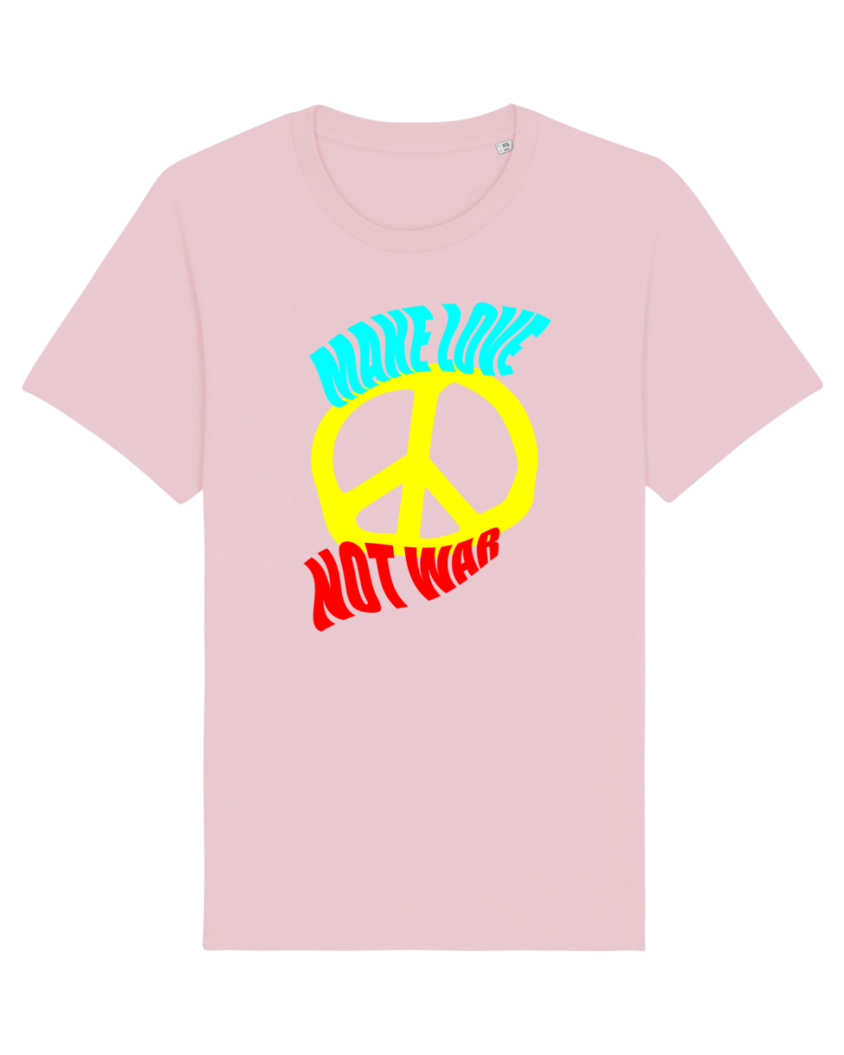Tricou mânecă scurtă Unisex Rocker Cotton Pink