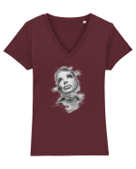 Look at me Tricou mânecă scurtă guler V Damă Evoker