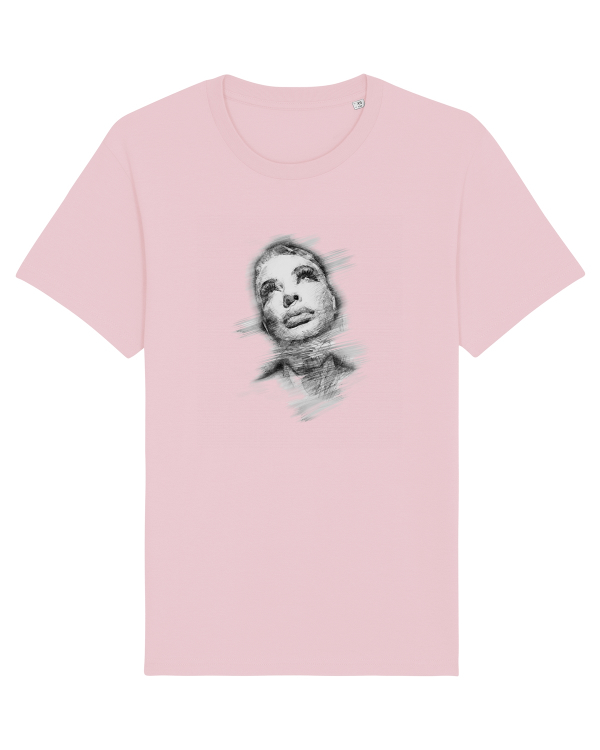Tricou mânecă scurtă Unisex Rocker Cotton Pink