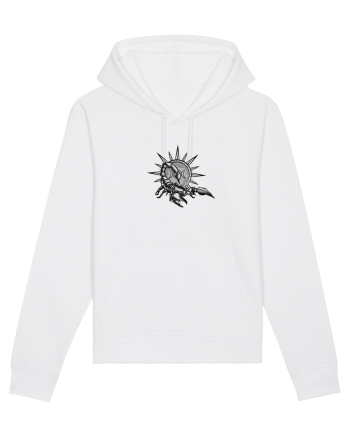 Scorpio Sun BW White