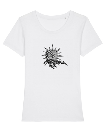 Scorpio Sun BW White