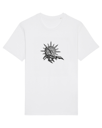 Scorpio Sun BW White