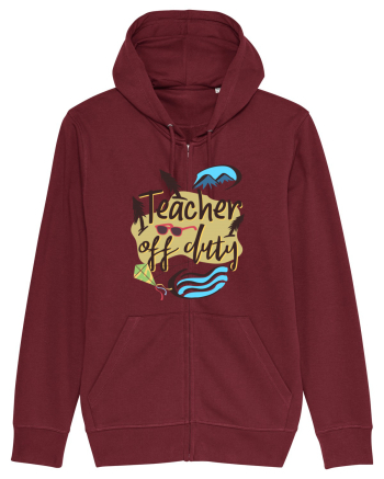 Tricou de profesor. Profesor in vacanta Burgundy