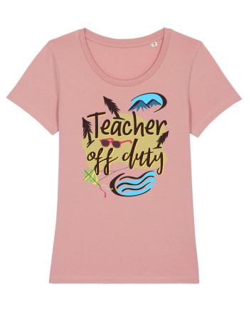 Tricou de profesor. Profesor in vacanta Canyon Pink