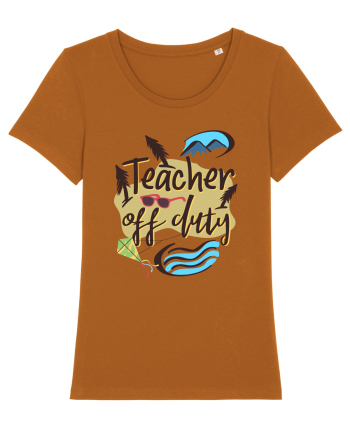 Tricou de profesor. Profesor in vacanta Roasted Orange
