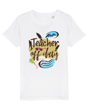 Tricou de profesor. Profesor in vacanta White