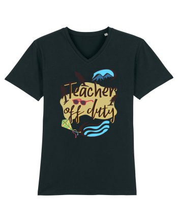 Tricou de profesor. Profesor in vacanta Black