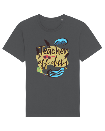 Tricou de profesor. Profesor in vacanta Anthracite