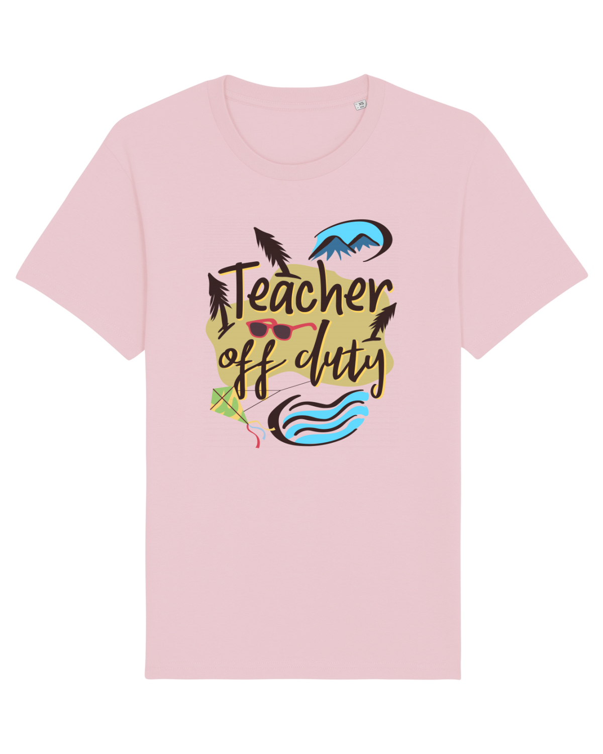 Tricou mânecă scurtă Unisex Rocker Cotton Pink