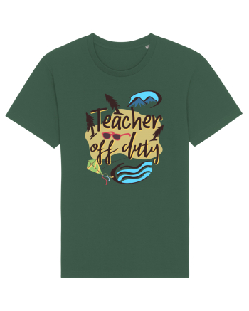 Tricou de profesor. Profesor in vacanta Bottle Green
