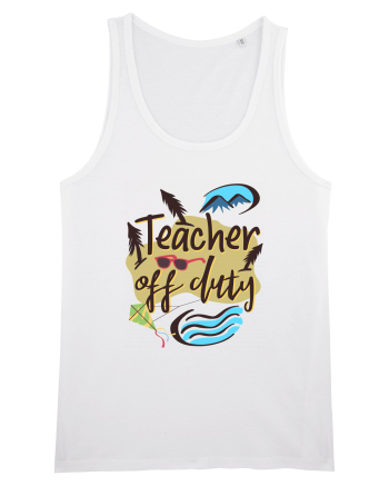 Tricou de profesor. Profesor in vacanta White