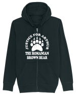 Justice For Arthur The Romanian Brown Bear Hanorac cu fermoar Unisex Connector
