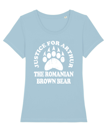 Justice For Arthur The Romanian Brown Bear Sky Blue