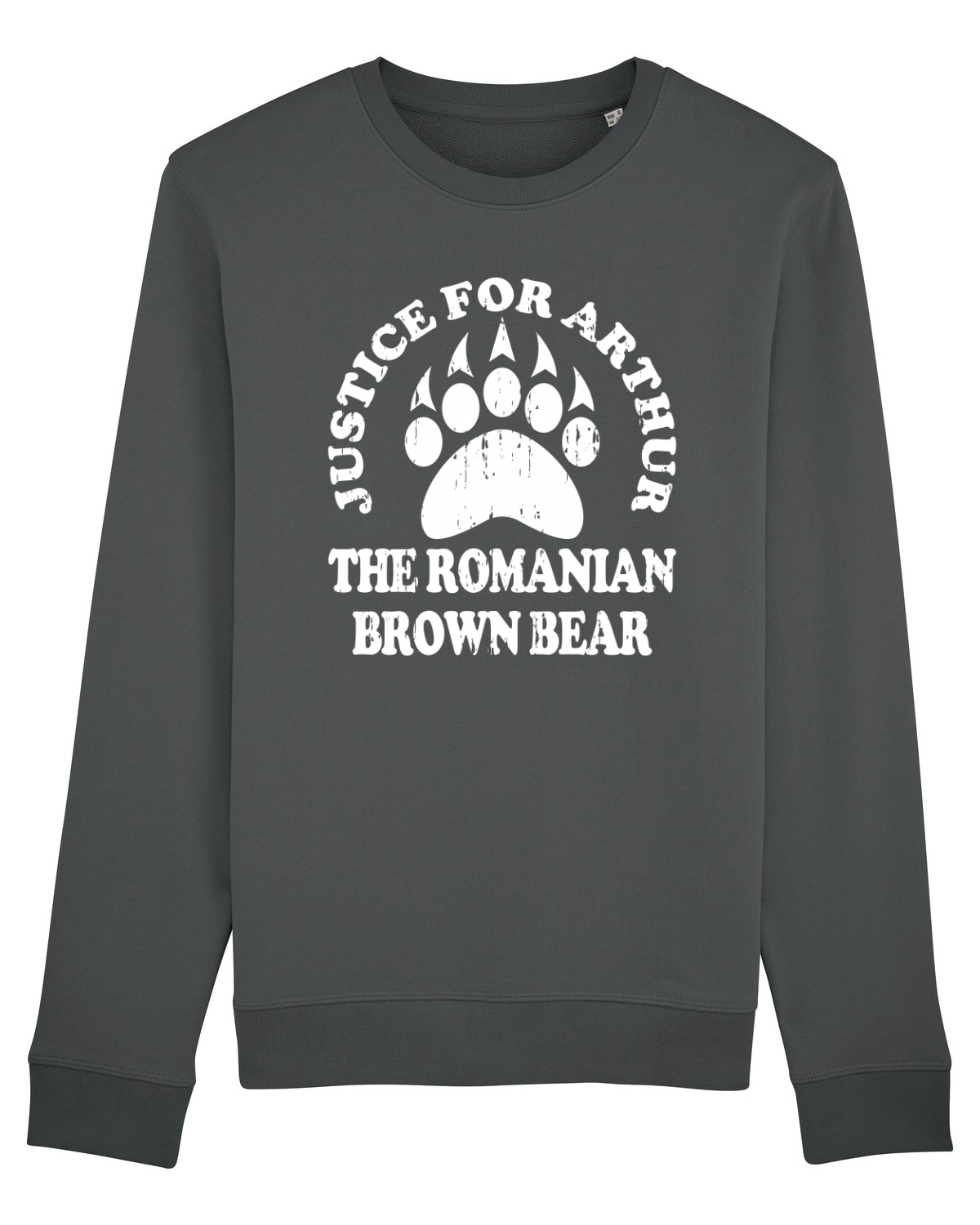 Bluză mânecă lungă Unisex Rise Anthracite