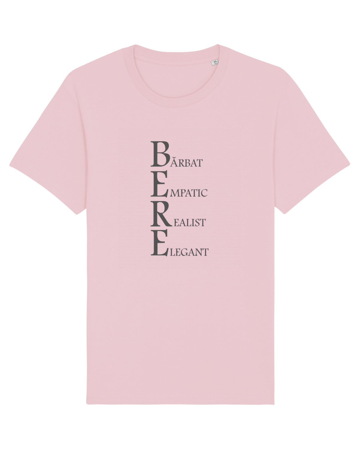 Tricou mânecă scurtă Unisex Rocker Cotton Pink