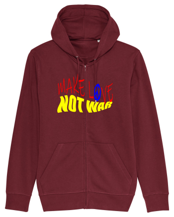 Make Love Not War 4 Burgundy