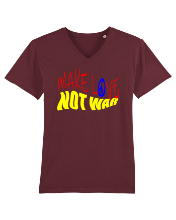 Make Love Not War 4 Burgundy