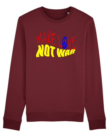 Make Love Not War 4 Burgundy