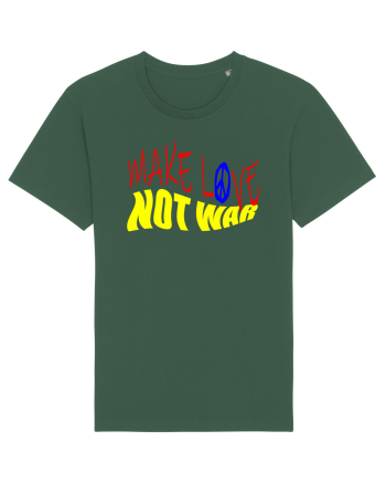 Make Love Not War 4 Bottle Green