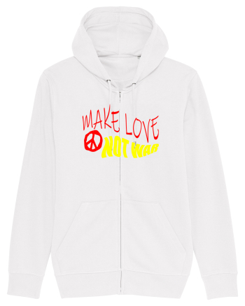 Make Love Not War 5 White