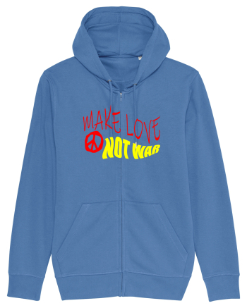Make Love Not War 5 Bright Blue
