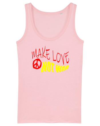 Make Love Not War 5 Cotton Pink