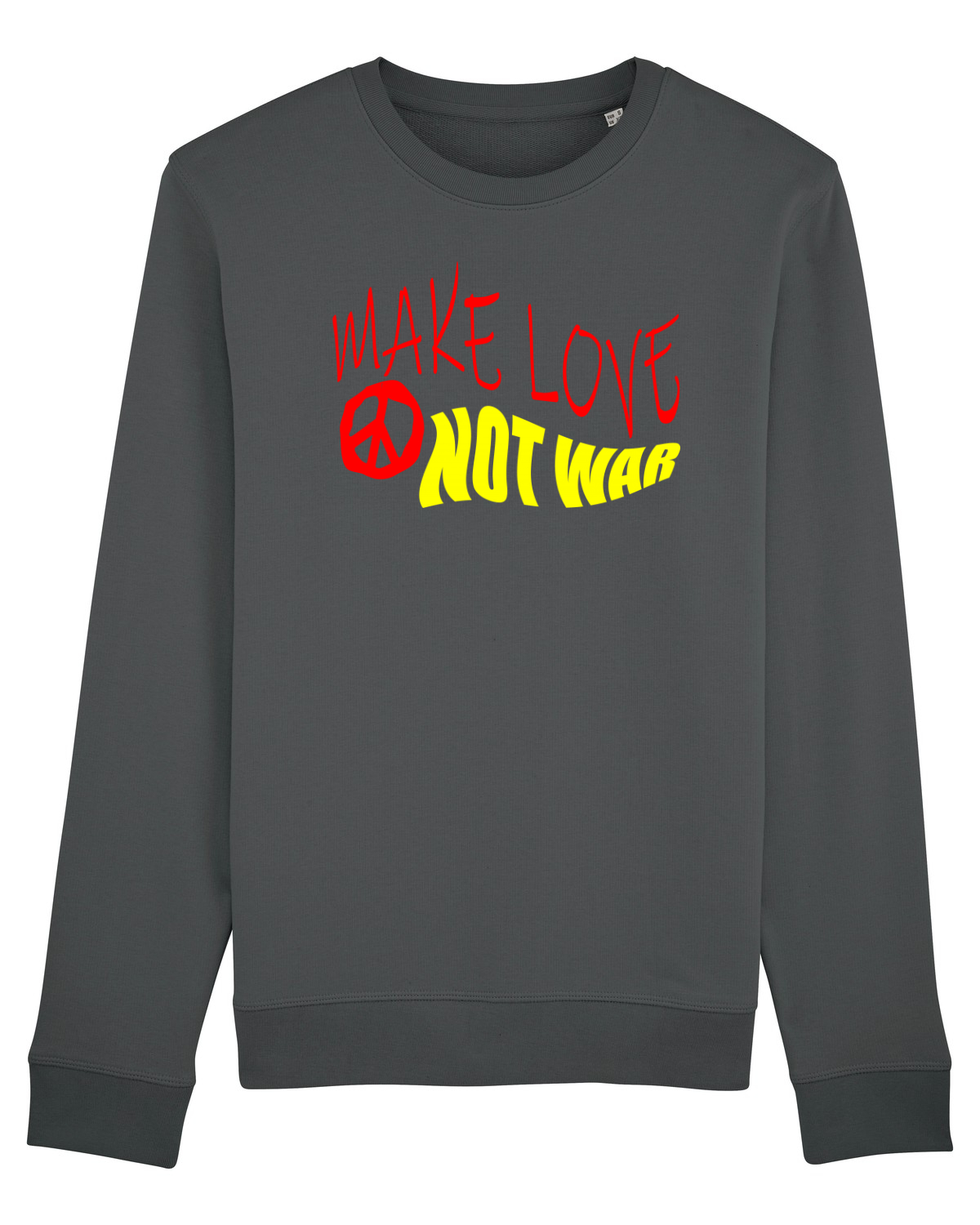 Bluză mânecă lungă Unisex Rise Anthracite