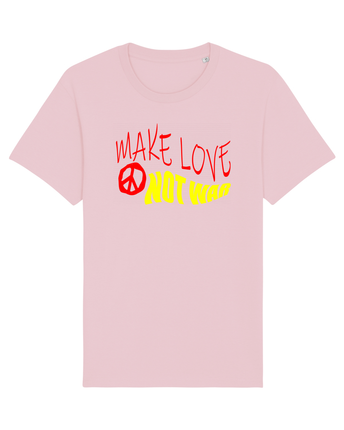 Tricou mânecă scurtă Unisex Rocker Cotton Pink