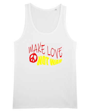 Make Love Not War 5 White