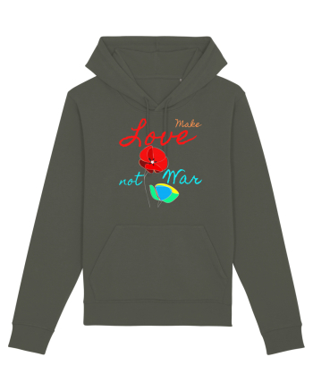 Make Love Not War 6 Khaki
