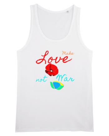Make Love Not War 6 White