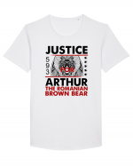 Dreptate pentru Arthur, cel mai mare urs din Romania Tricou mânecă scurtă guler larg Bărbat Skater