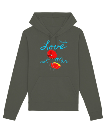Make Love Not War 7 Khaki